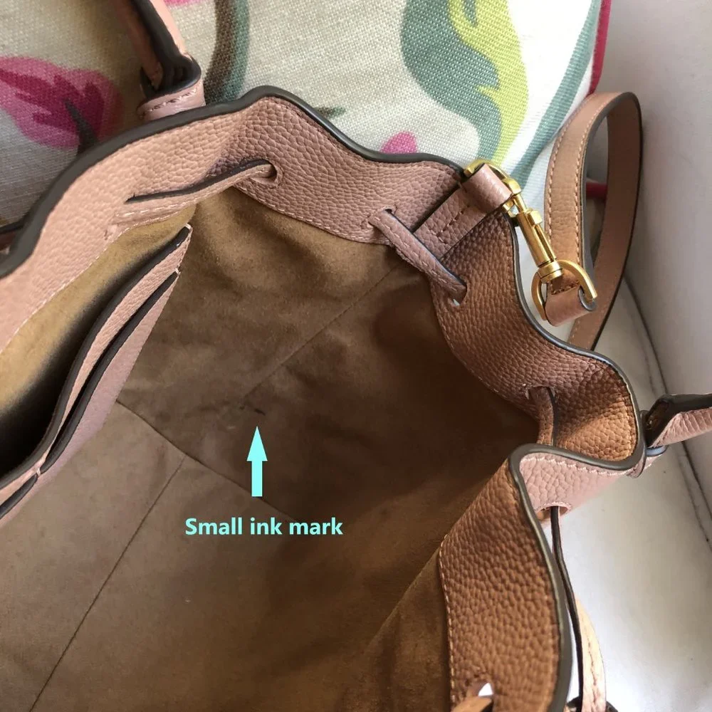💗 Tory Burch McGraw Small Drawstring Satchel in Medowsweet